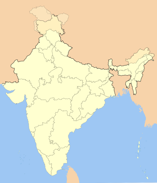 File:India country blank.svg